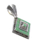 Turquoise Silver Pendant AX95553
